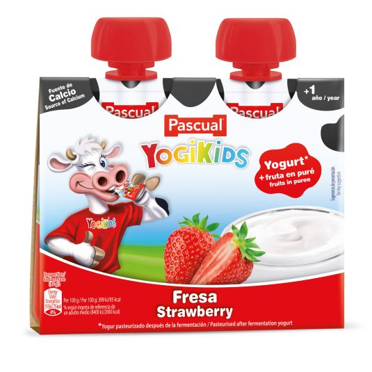 YOGIKIDS FRESA PASCUAL 80G Pack-2