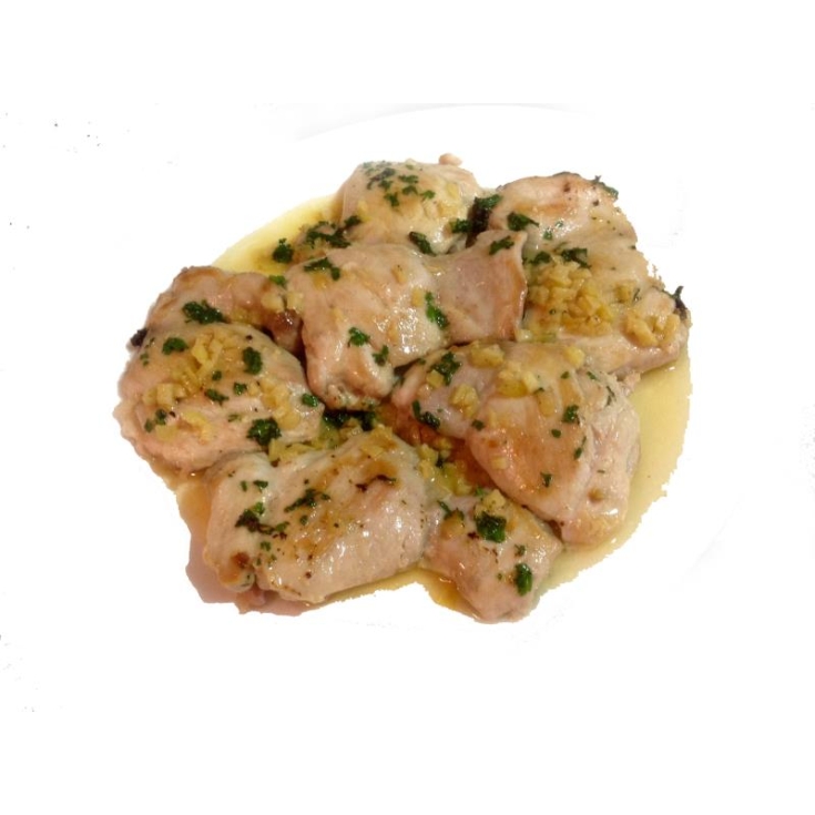POLLO SALSA AL AJILLO