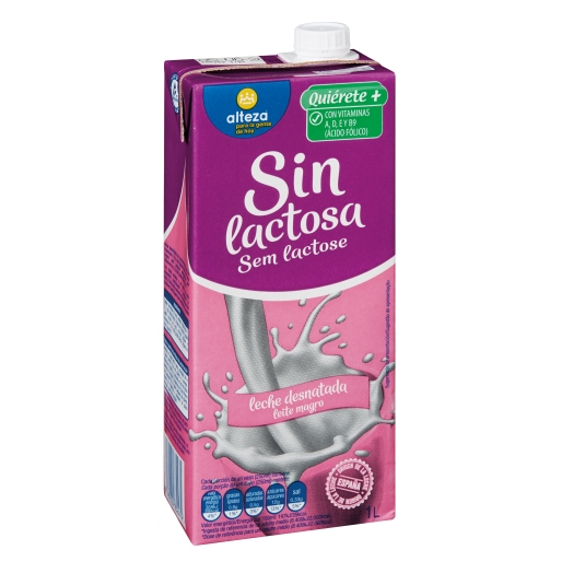 LECHE DESNATADA S/LACTOSA ALTEZA 1L