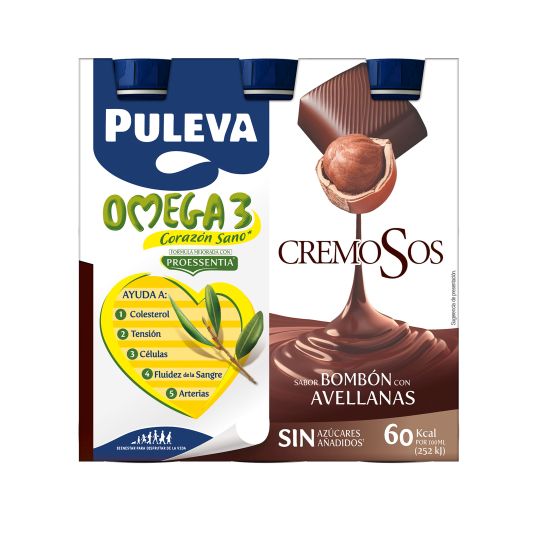 LECHE OMEGA-3 PULEVA CREMOSO CHOCO P-3