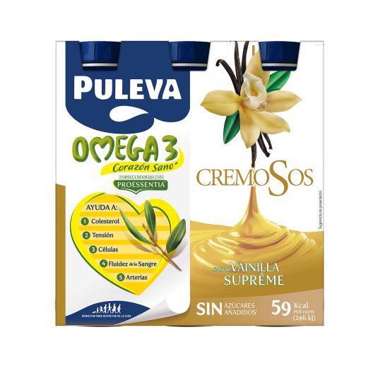 LECHE OMEGA-3 PULEVA CREMOSO VANILLA P-3