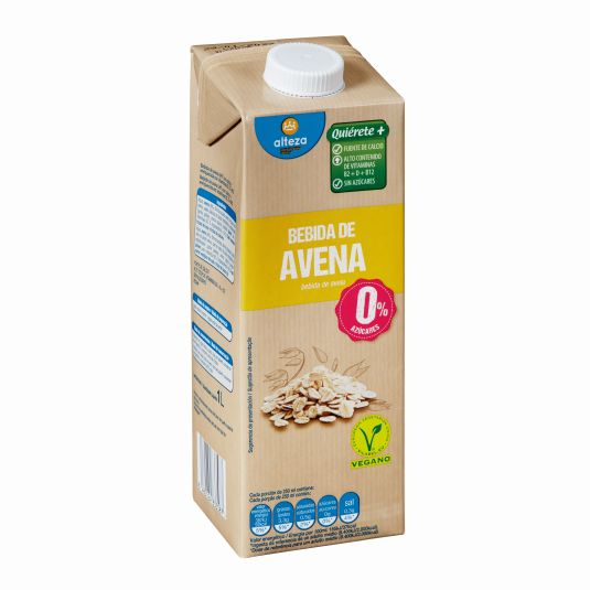 BEBIDA AVENA S/AZUCAR ALTEZA 1L