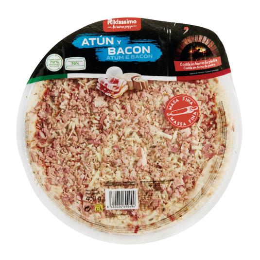 PIZZA ATUN Y BACON RIKISSSIMO 400G