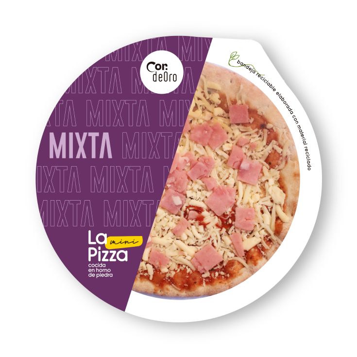 MINI PIZZA YORK Y QUESO DEORO 160G