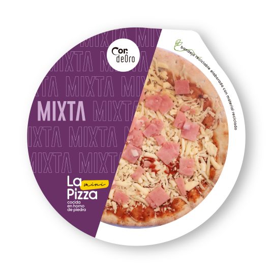 MINI PIZZA YORK Y QUESO DEORO 160G