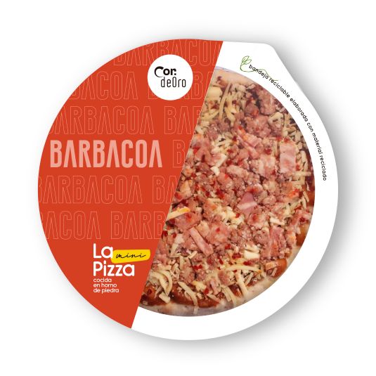 MINI PIZZA BARBACOA DEORO 160G