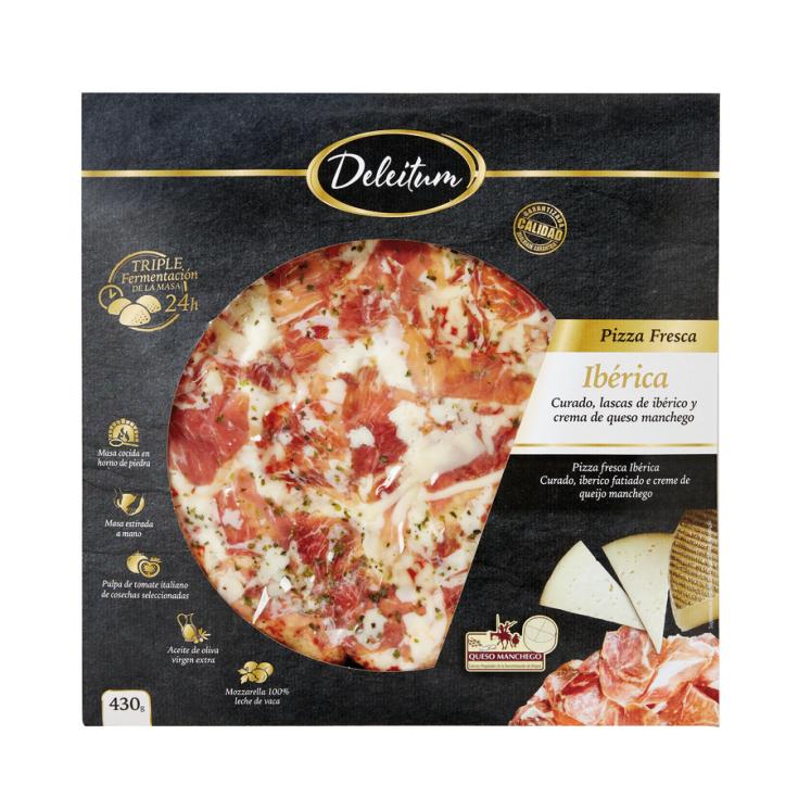 PIZZA IBERICA JAMON/QUESO MANCHEGO 430G