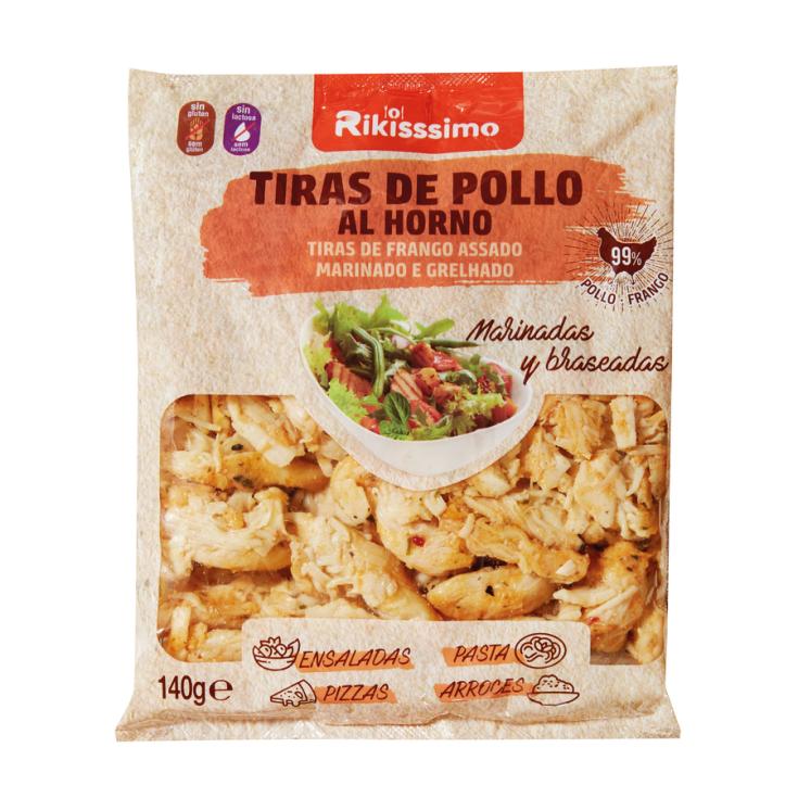 POLLO EN TIRAS AL HORNO RIKISSSIMO 140G