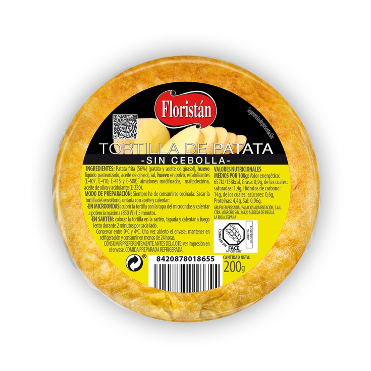 TORTILLA PATATAS FLORISTAN 200G