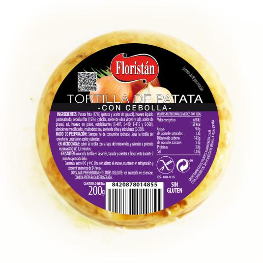 TORTILLA PATATAS C/CEBOLLA FLORISTAN 200