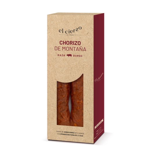 CHORIZO DE MONTAÑA DUROC EL CIERZO 250G