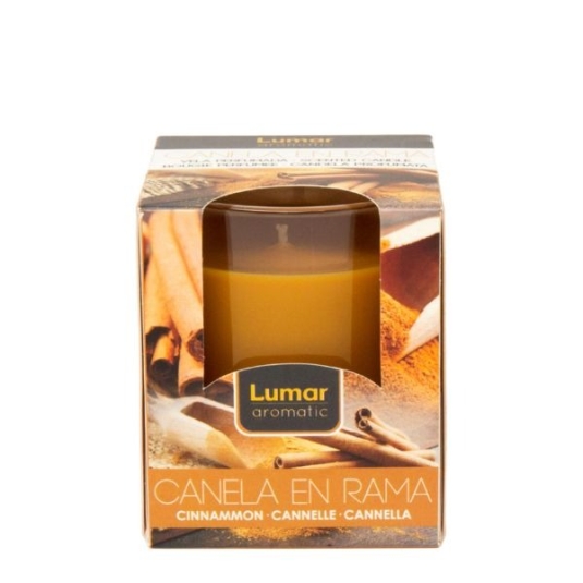 VELA AROMATICA PERFUMADA CANELA LUMAR