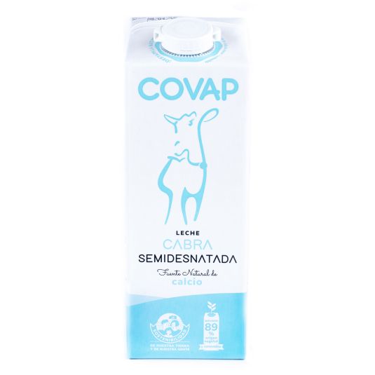 LECHE SEMIDESNATADA CABRA COVAP 1L