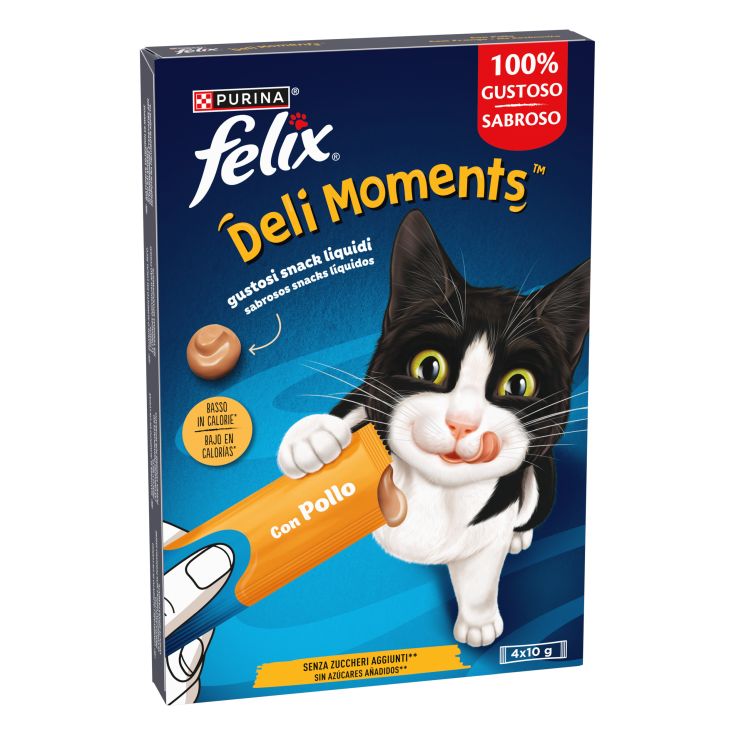 SNACK FELIX DELI MOMENTS POLLO 4X10G