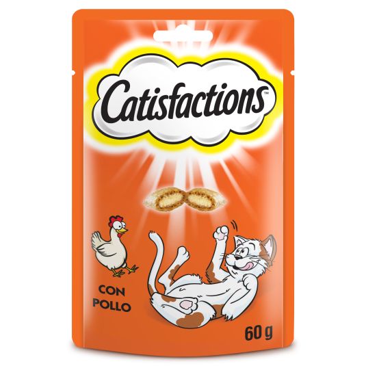 CATISFACTION SNACKS GATO POLLO 60G
