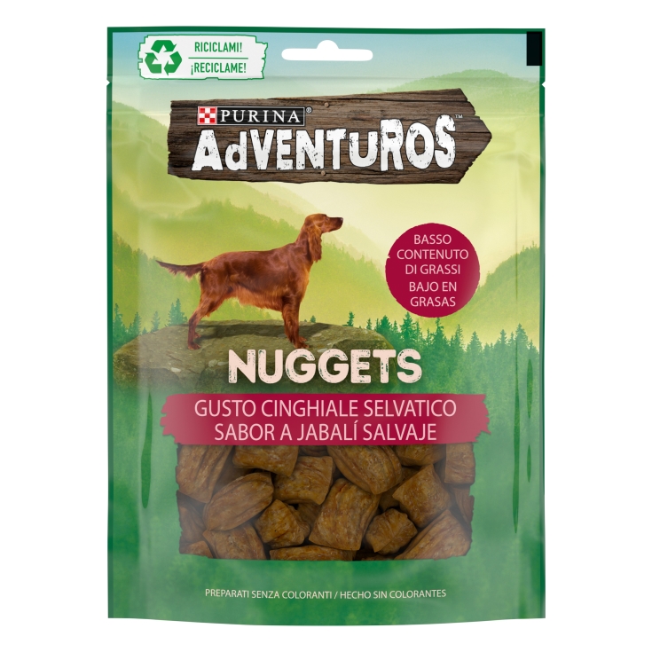 NUGGETS PERRO ADVENTUROS JABALI 90G