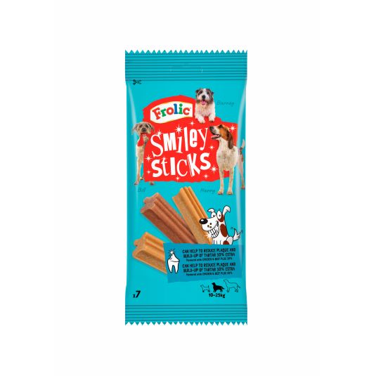 FROLIC SMILEY STICKS DENTALES 170G