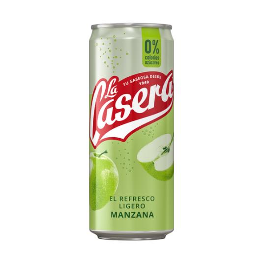 REFRESCO 0% MANZANA LA CASERA 33CL.