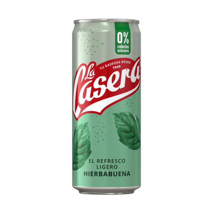 REFRESCO 0% HIERBABUENA LA CASERA 33CL.