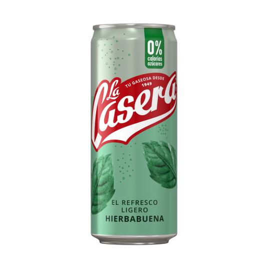 REFRESCO 0% HIERBABUENA LA CASERA 33CL.