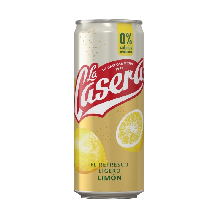 REFRESCO 0% LIMON LA CASERA 33CL.