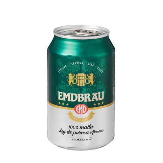 CERVEZA ALEMANA EMDBRÄU LATA 33CL