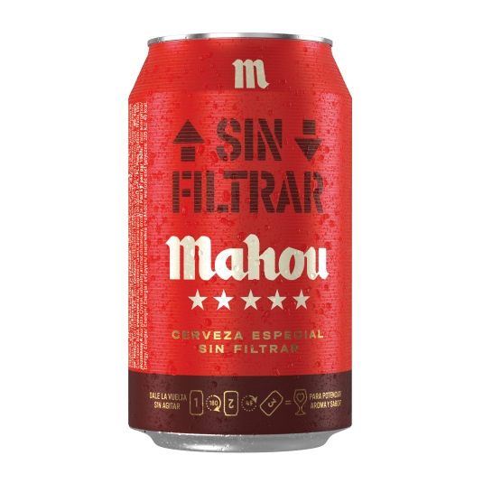 CERV.MAHOU S/FILTRAR LATA 33CL