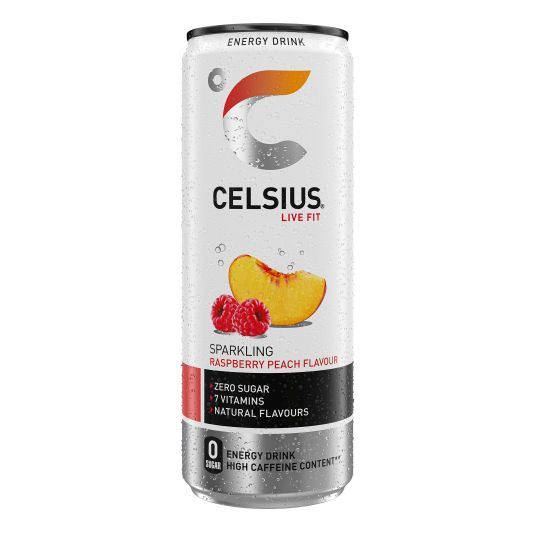 BEB.ENERG.MELOCOTON CELSIUS 355ML
