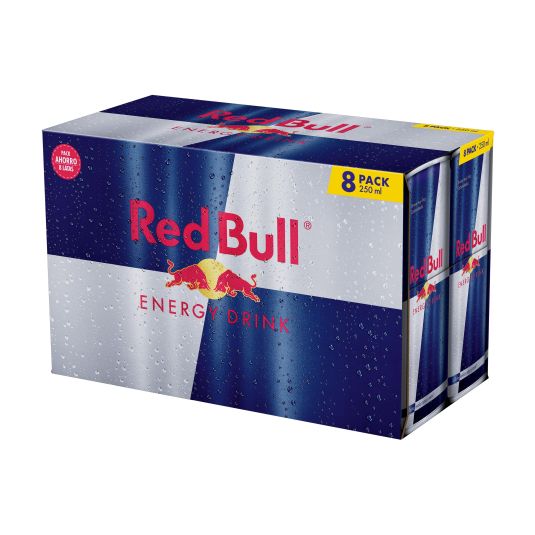 RED BULL 25CL PACK-8