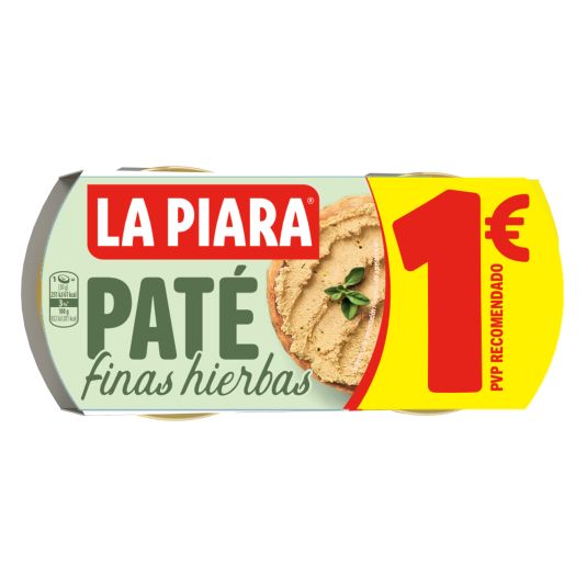 PATE FINAS HIERBAS LA PIARA 1€
