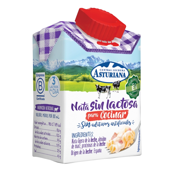 LECHE ENTERA, BRIK ASTURIANA 200 ML.